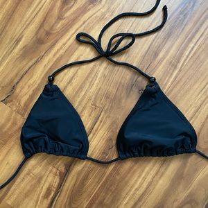 Black Triangle Bikini Top
